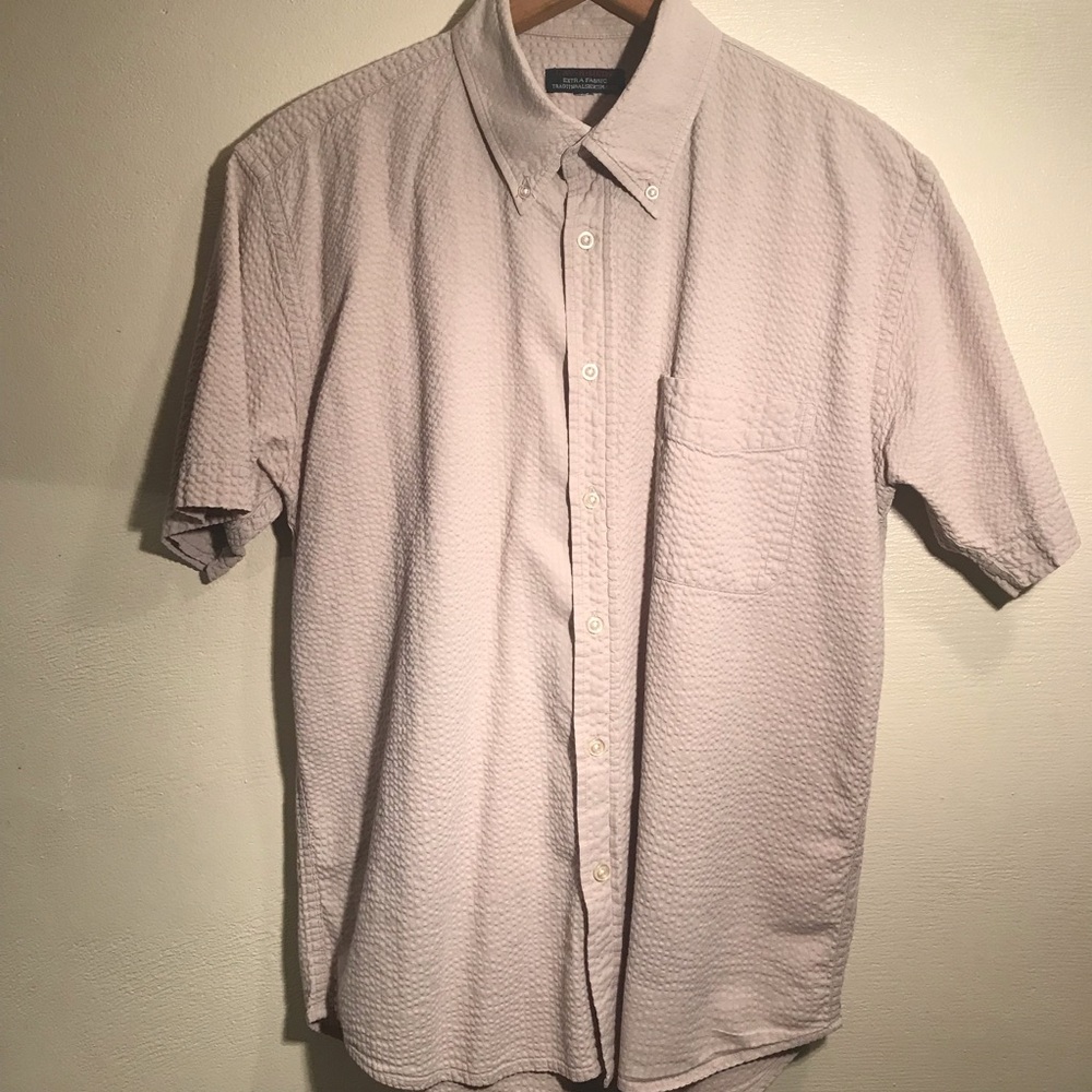 Textured Origami paper like polo shirt